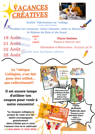 Dernière ligne droite pour les vacances!